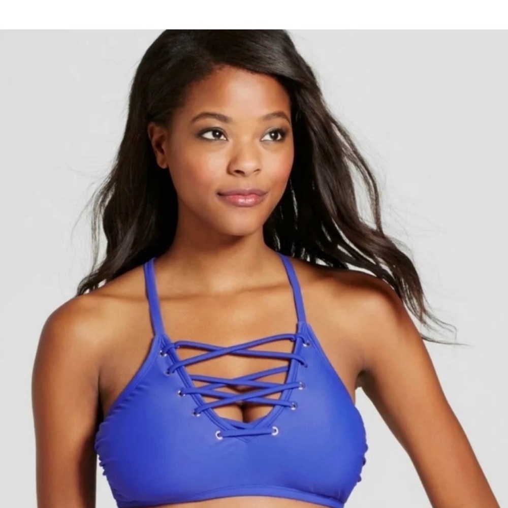 Xhileration Target Bikini Swim Top